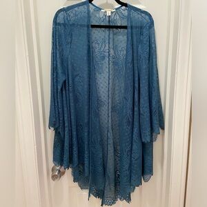 Blue Lace Duster Miami Brand